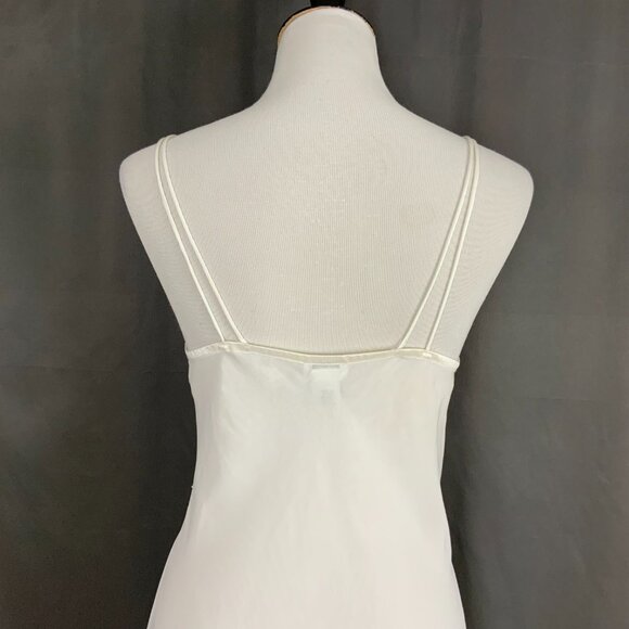 Vintage Cacique Paris White Lace babydoll Slip Dress Chemise Sz S - Picture 5 of 16